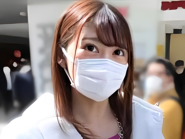 【SSS級美女の制服水着プレイ】『見ないで…』男たちの視線を独り占めする美ボディが、制服柄の水着で誘惑！バックからの連続ピストンで痙攣イキする姿は必見！♡